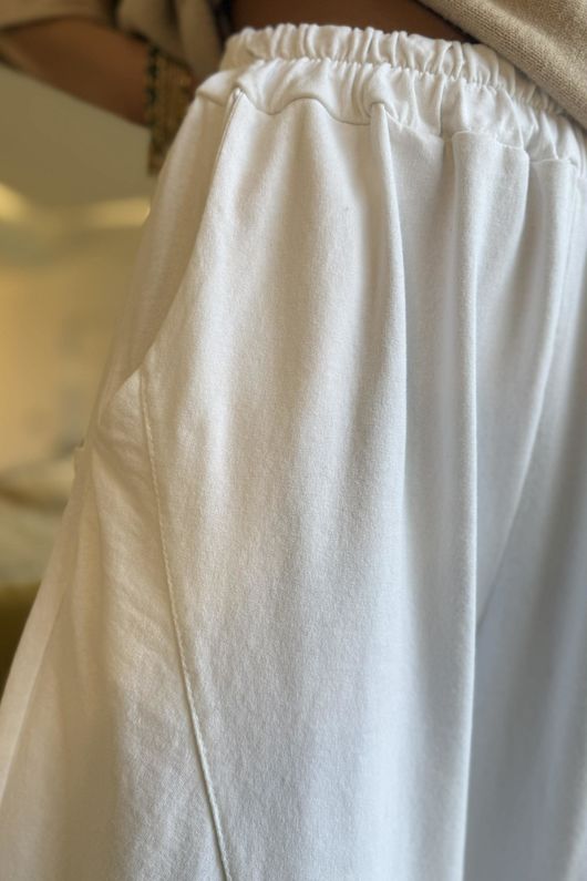 Lagen Classic Barrel Pant White ~